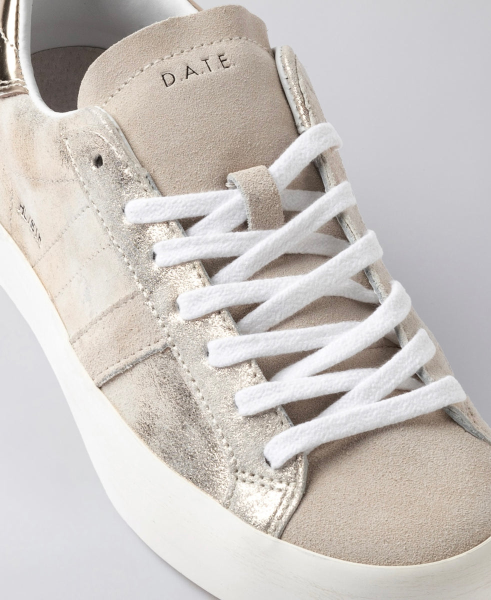 DATE Hill Low Stardust Platinum | D.A.T.E Sneakers |My Fashion Tribu