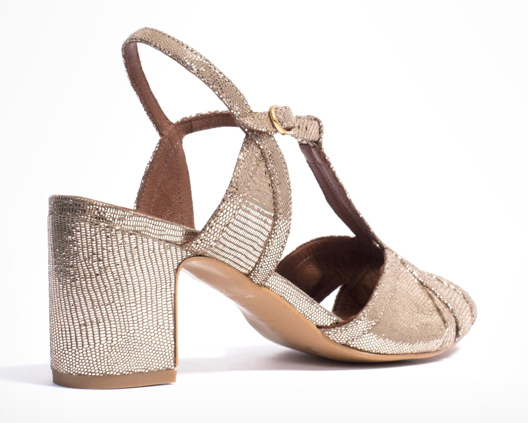 Anonymous Copenhagen Therese 55 metallic Gold| Sandals | Gold