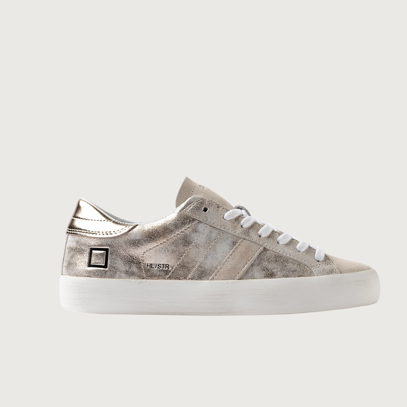 DATE Hill Low Stardust Platinum | D.A.T.E Sneakers |My Fashion Tribu