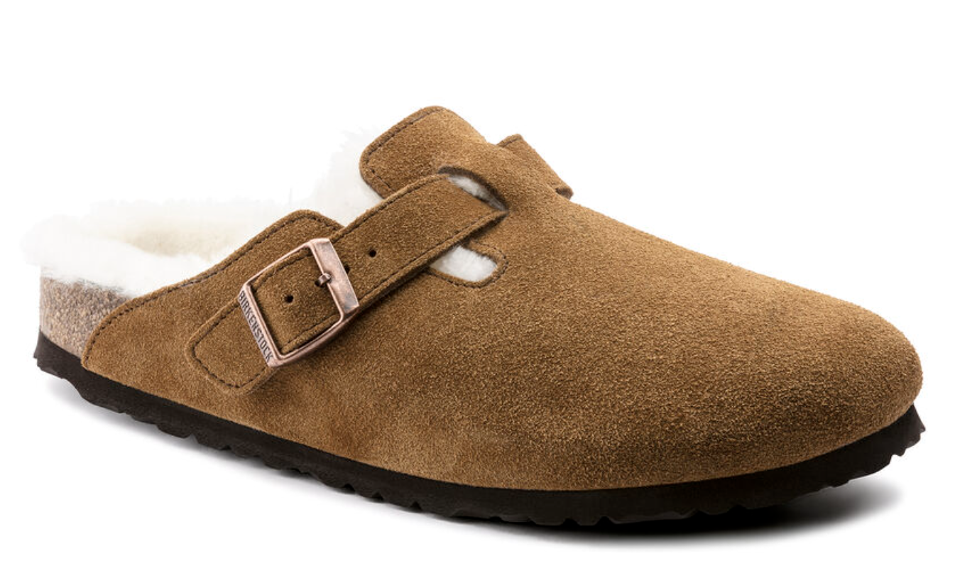 Birkenstock Boston Shearling Mink Birkenstock Clogs