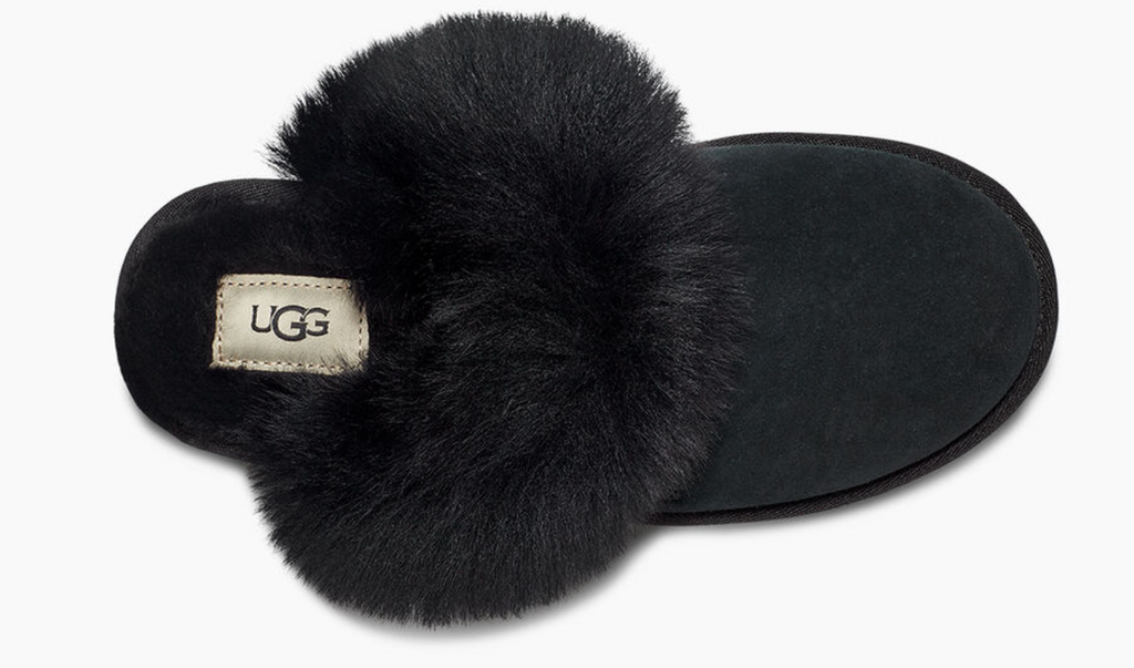 Black Scruff Sis Sheepskin Slippers AW23 UGG My Fashion Tribu
